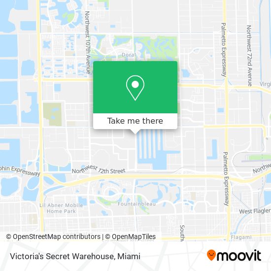 Mapa de Victoria's Secret Warehouse