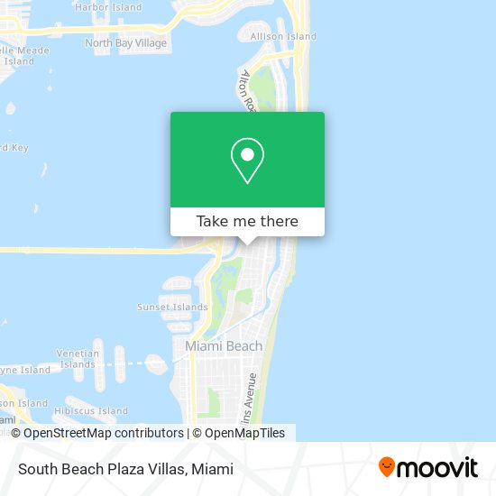 Mapa de South Beach Plaza Villas