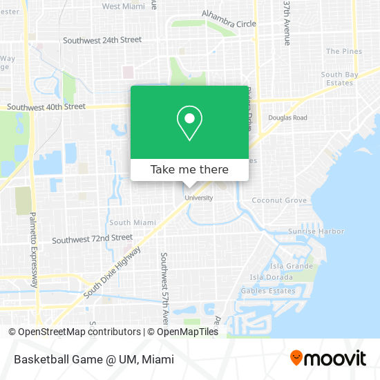 Basketball Game @ UM map