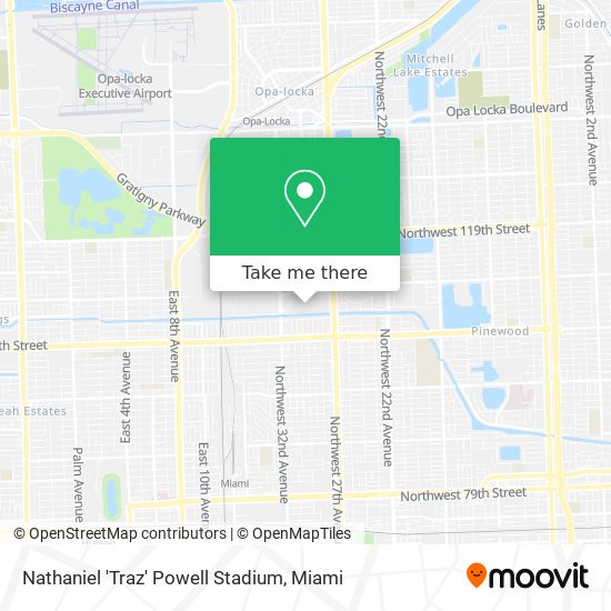 Nathaniel 'Traz' Powell Stadium map