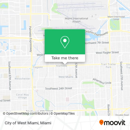 Mapa de City of West Miami
