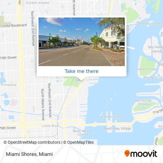 Miami Shores map