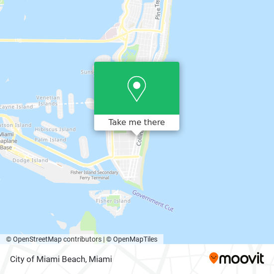 Mapa de City of Miami Beach