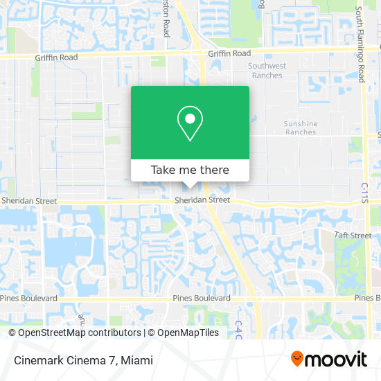 Mapa de Cinemark Cinema 7