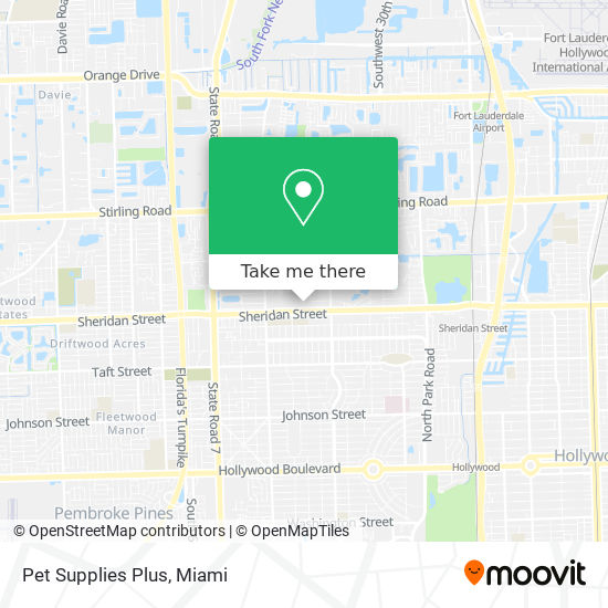 Pet Supplies Plus map