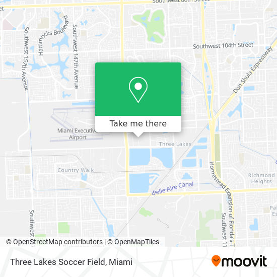 Mapa de Three Lakes Soccer Field