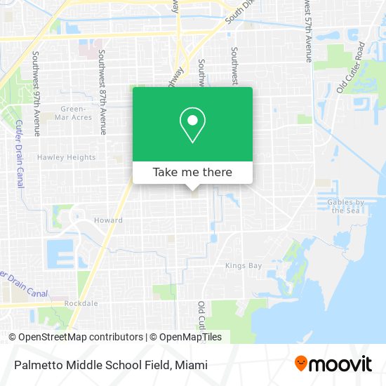 Mapa de Palmetto Middle School Field