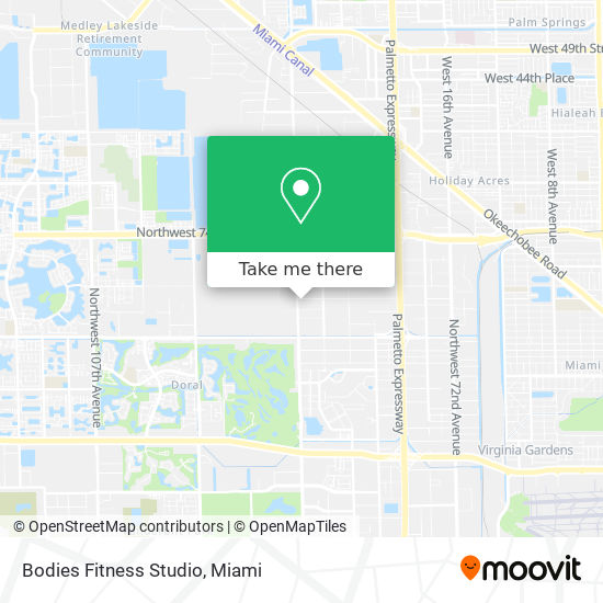 Mapa de Bodies Fitness Studio