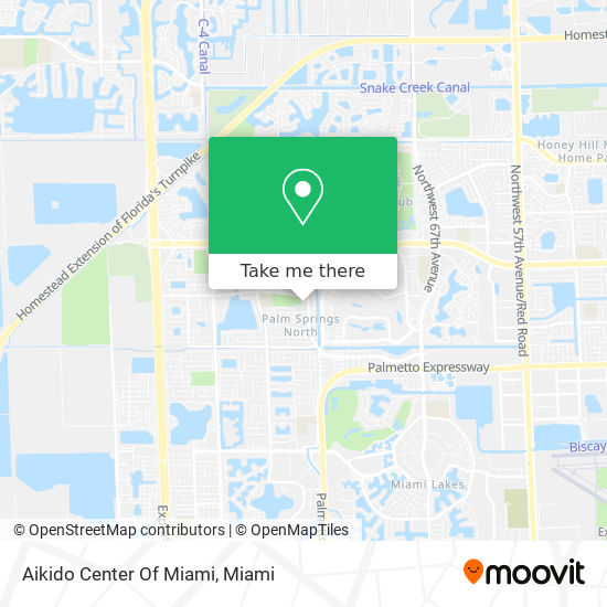 Mapa de Aikido Center Of Miami