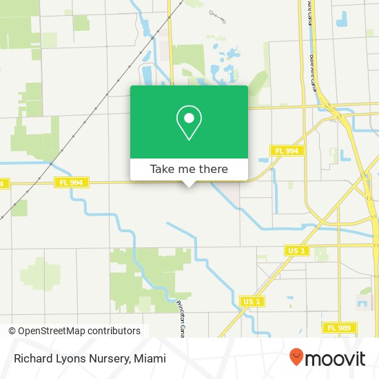 Mapa de Richard Lyons Nursery