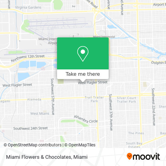 Miami Flowers & Chocolates map