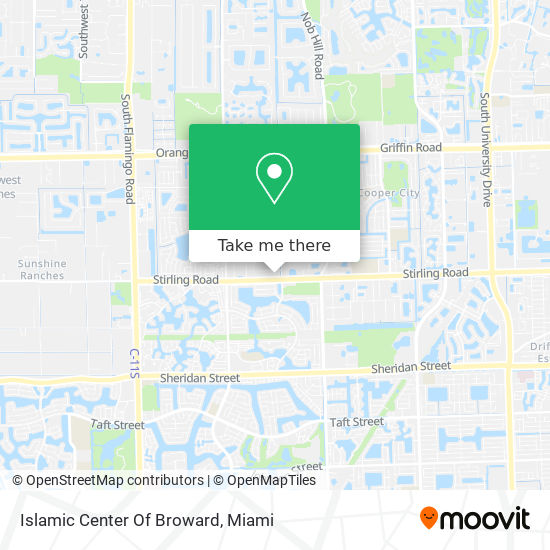 Islamic Center Of Broward map
