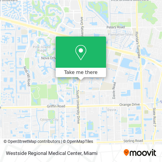 Westside Regional Medical Center map