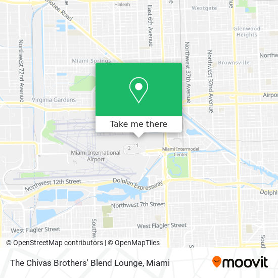 The Chivas Brothers' Blend Lounge map