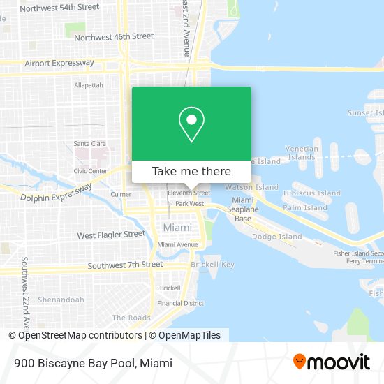 900 Biscayne Bay Pool map