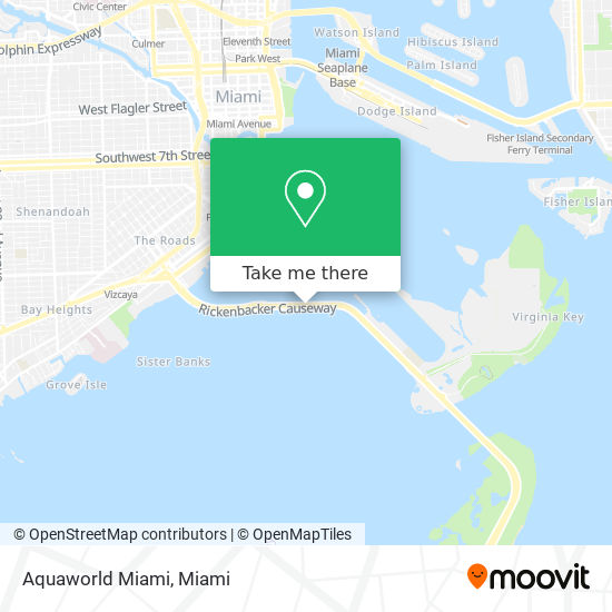 Aquaworld Miami map