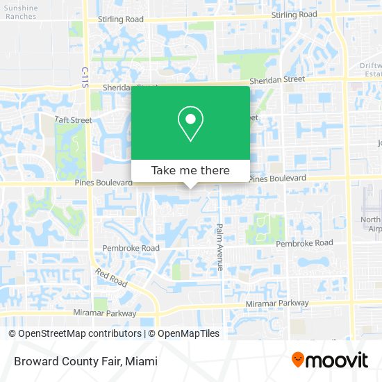 Broward County Fair map