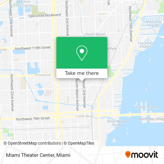 Miami Theater Center map