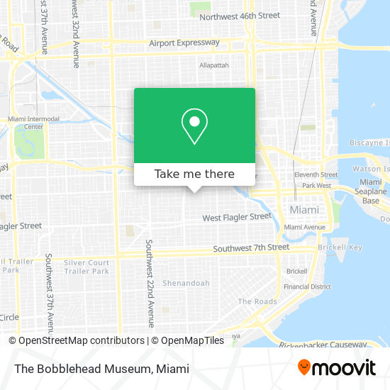 The Bobblehead Museum map