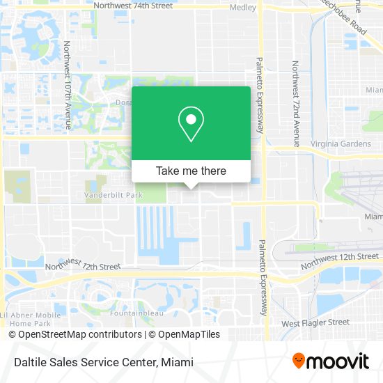 Mapa de Daltile Sales Service Center