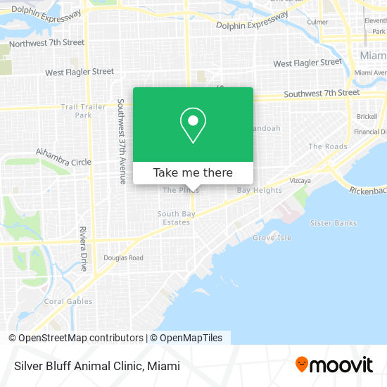 Mapa de Silver Bluff Animal Clinic
