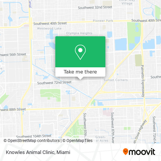Mapa de Knowles Animal Clinic