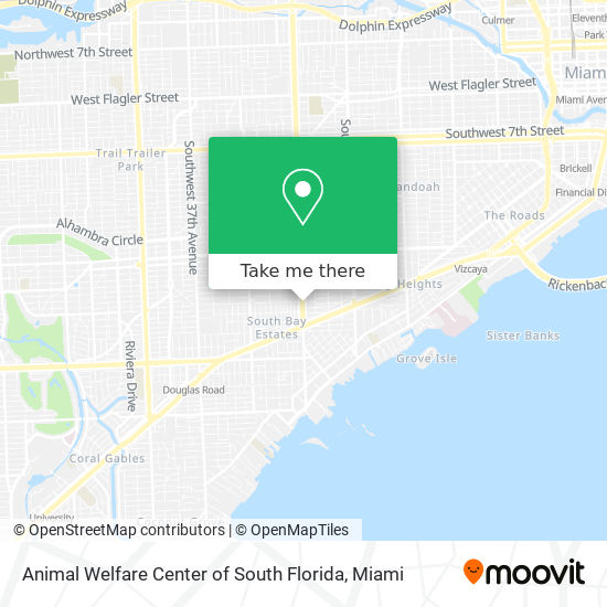Mapa de Animal Welfare Center of South Florida