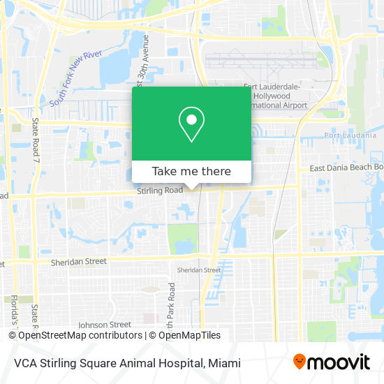 Mapa de VCA Stirling Square Animal Hospital