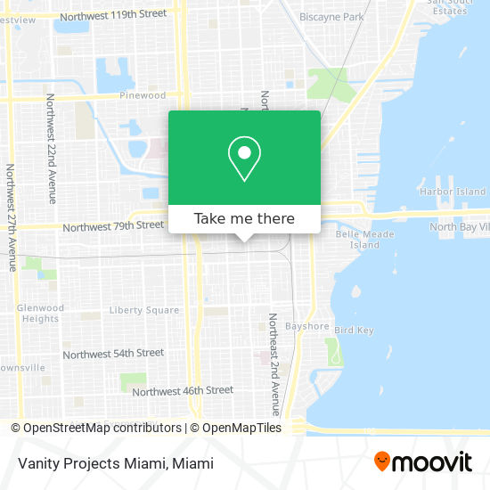Vanity Projects Miami map