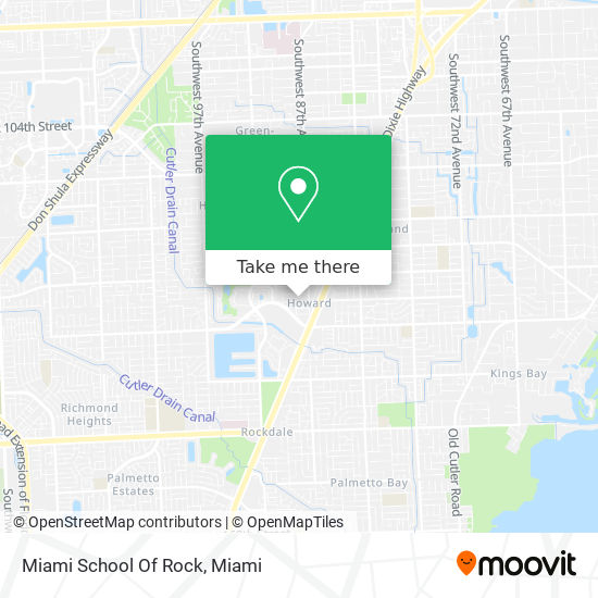 Mapa de Miami School Of Rock