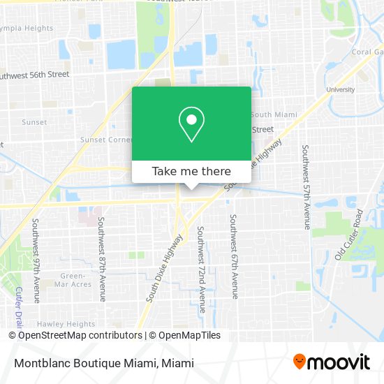 Montblanc Boutique Miami map