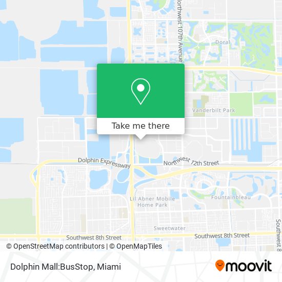 Mapa de Dolphin Mall:BusStop