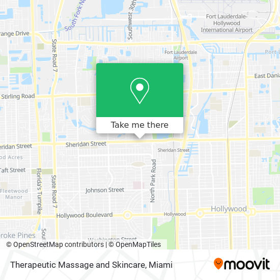 Therapeutic Massage and Skincare map