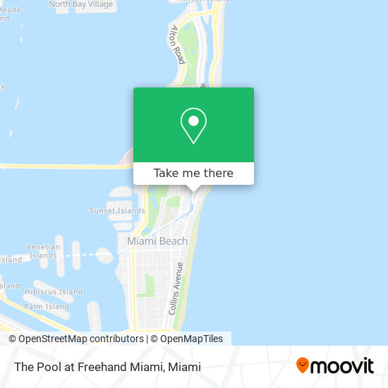 Mapa de The Pool at Freehand Miami