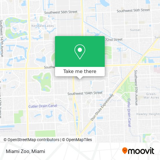 Mapa de Miami Zoo