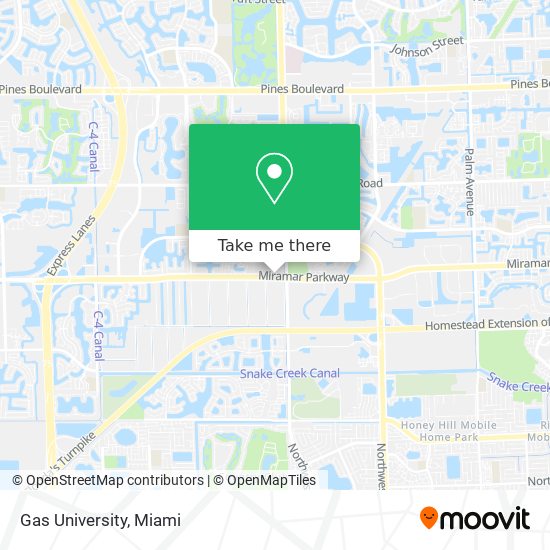 Gas University map