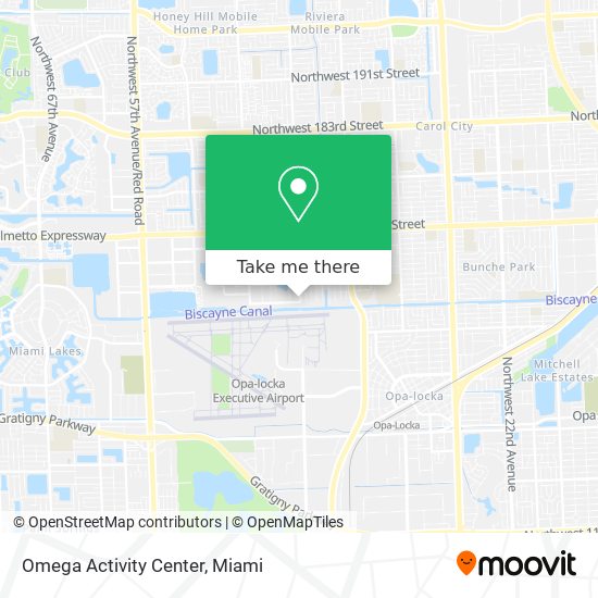 Omega Activity Center map