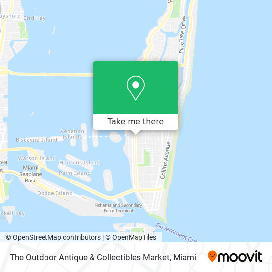 Mapa de The Outdoor Antique & Collectibles Market