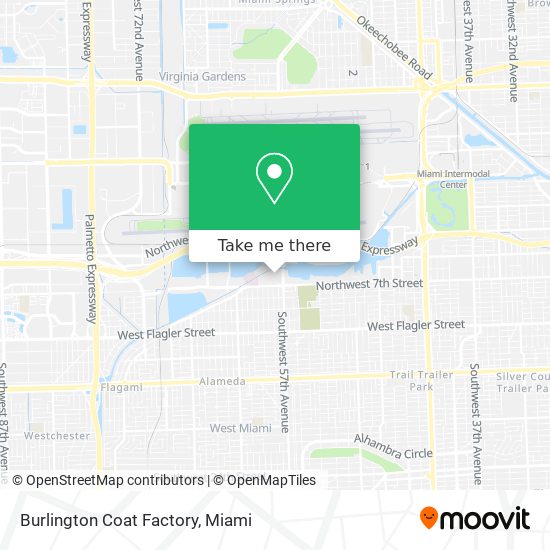 Burlington Coat Factory map