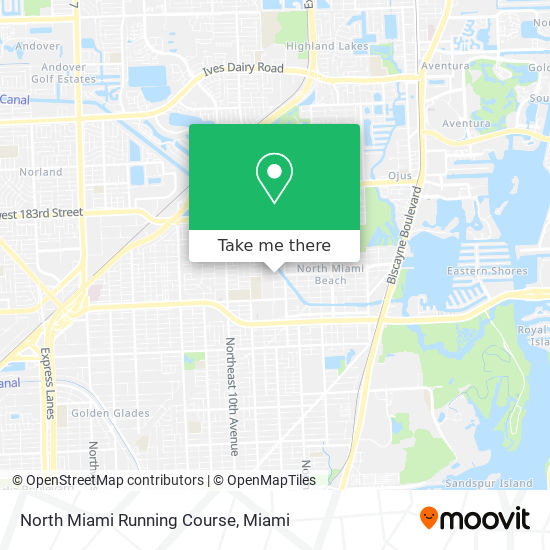 North Miami Running Course map