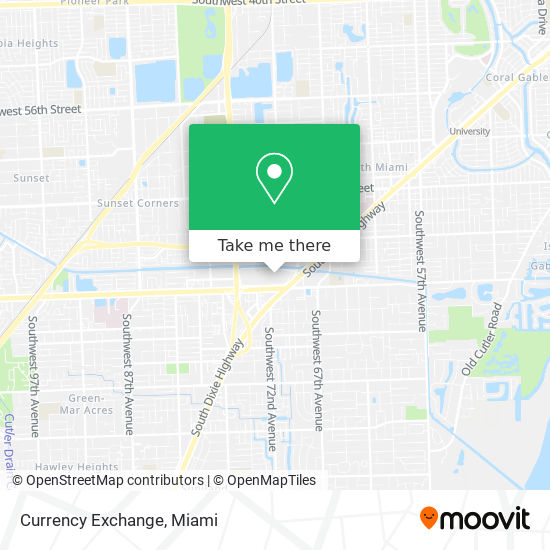 Currency Exchange map