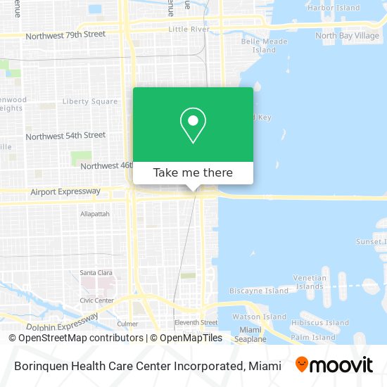 Borinquen Health Care Center Incorporated map