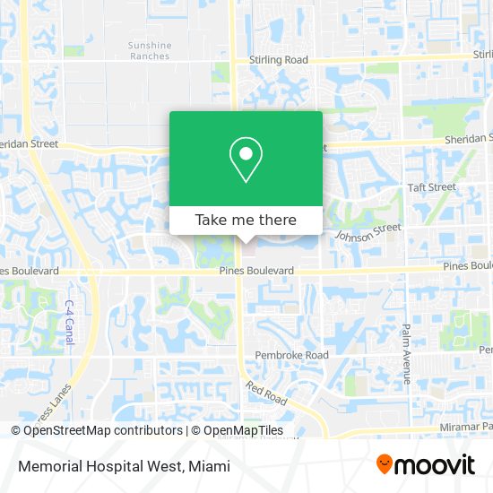 Mapa de Memorial Hospital West