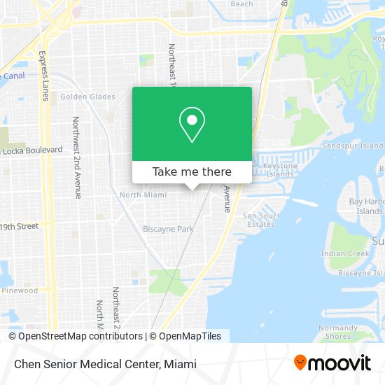 Mapa de Chen Senior Medical Center