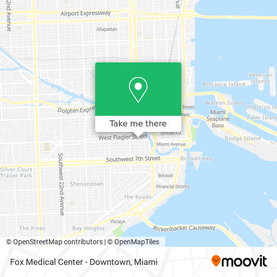 Mapa de Fox Medical Center - Downtown