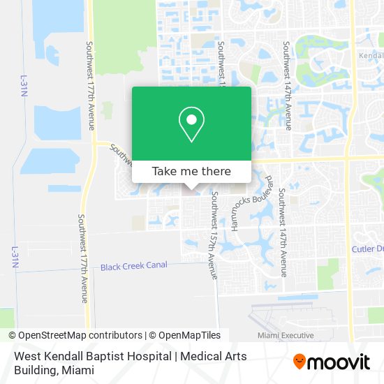 West Kendall Baptist Hospital | Medical Arts Building map