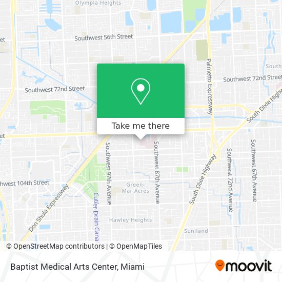 Baptist Medical Arts Center map