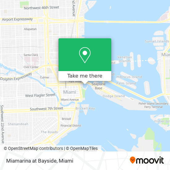 Miamarina at Bayside map