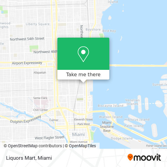 Mapa de Liquors Mart