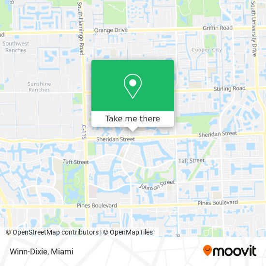 Winn-Dixie map